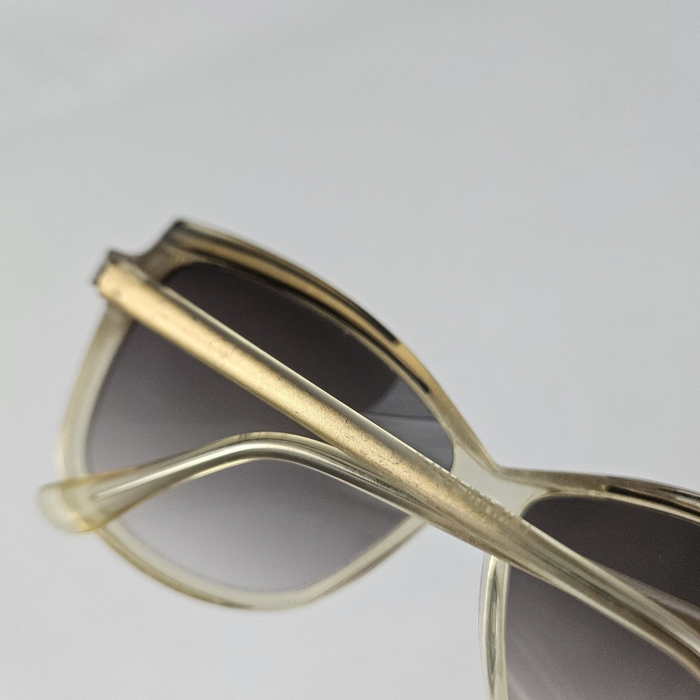 Cool Ray Sunglasses Oversized Clear Gold Butterfly Retro 1980's Vintage - Picture 9 of 13